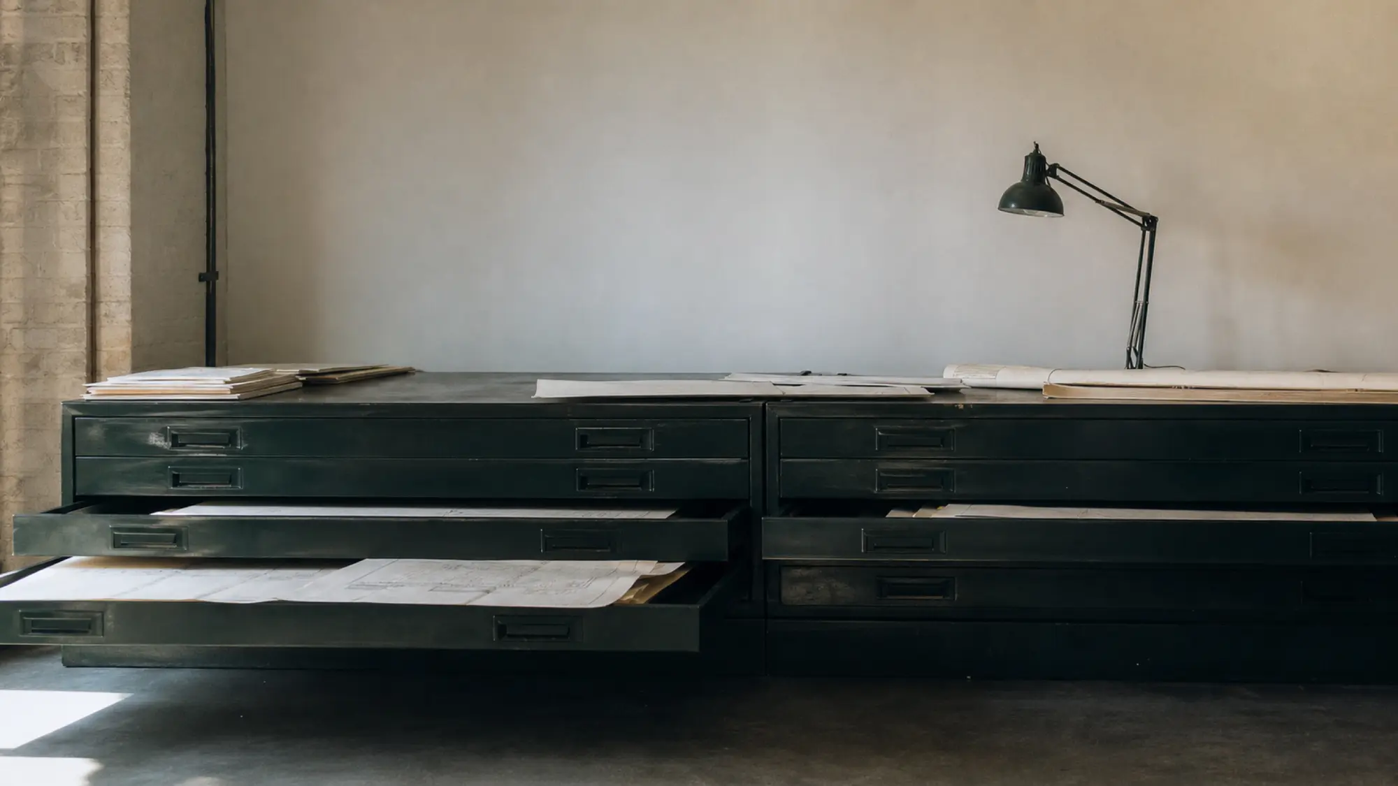 Plan drawers in a drawing office, get a CAD operator professional indemnity quote