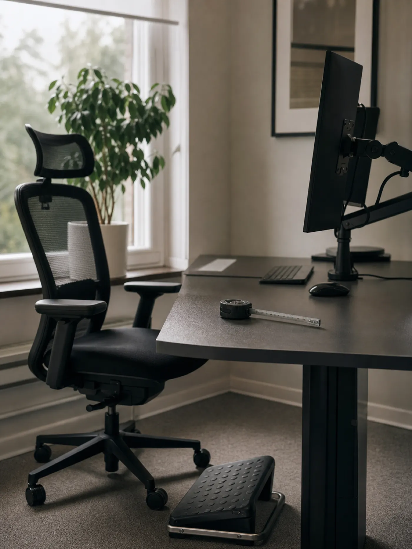 Ergonomic workstation set up for assessment, a claim scenario for chiropractor PI insurance