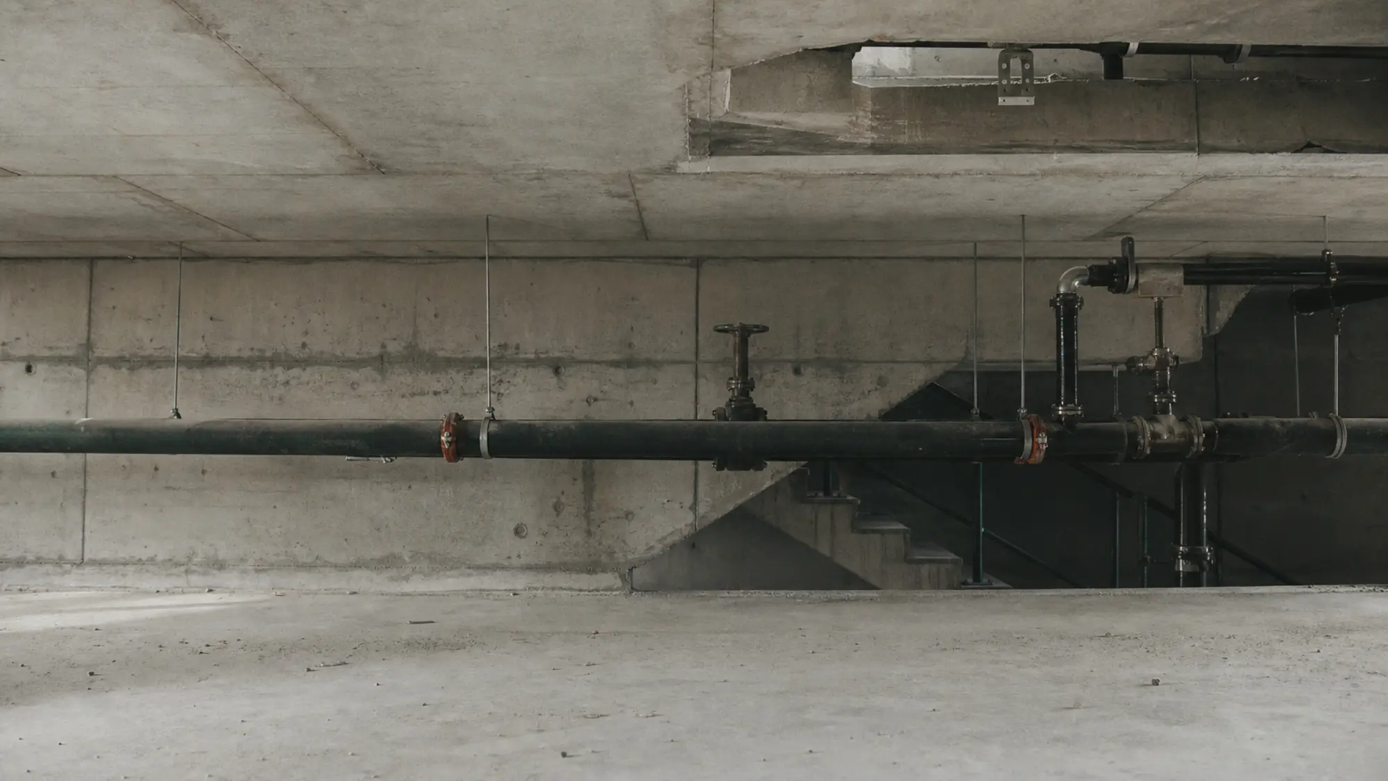Fire services in a concrete stair core - insurance for fire engineering consultants