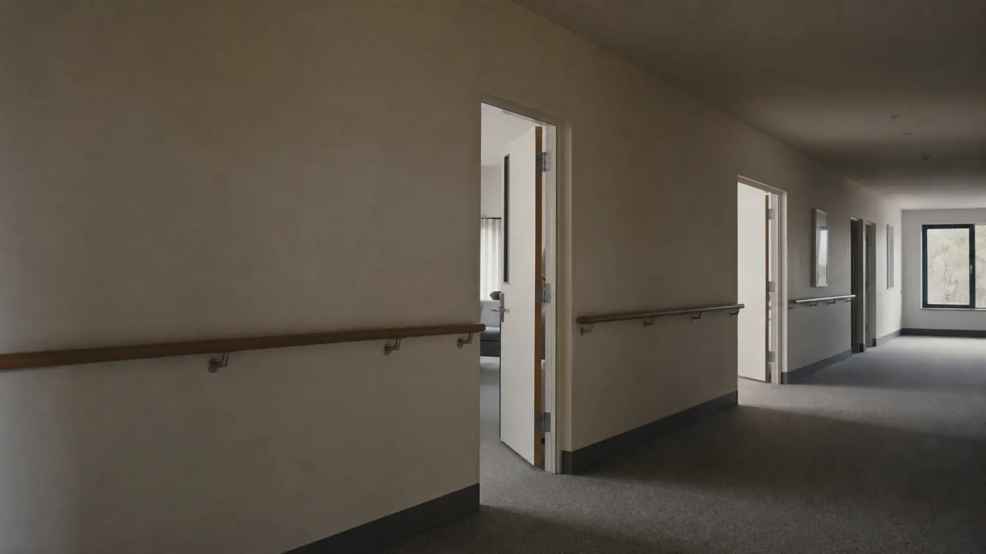 Medical centre corridor representing practice-level medical malpractice insurance