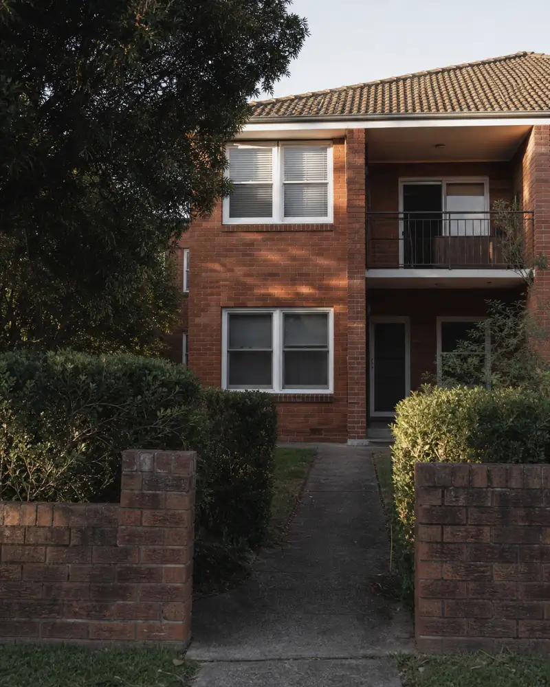 Brick unit block facade insured as one multi dwelling property