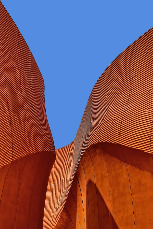 Commercial building exterior showing shared areas and common property elements