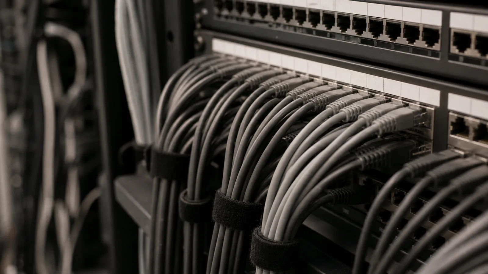 Dressed network patch panel cabling - PI cover for software systems engineers
