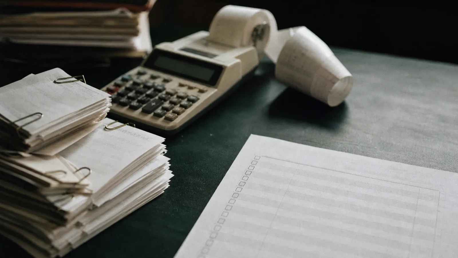 Sorted receipts and lodgement checklist, preparation work behind tax agent PI claims